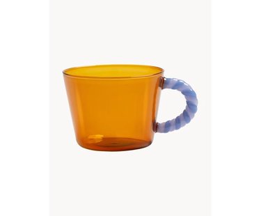 Mokken Duet uit borosilicaatglas, 2 stuks