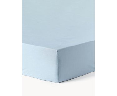 Topper hoeslaken Elsie, katoen perkal