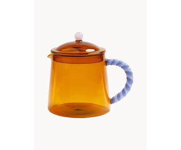 Theepot Duet uit borosilicaatglas, 1 L