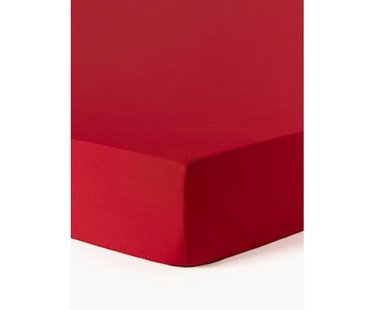 Topper hoeslaken Elsie, katoen perkal