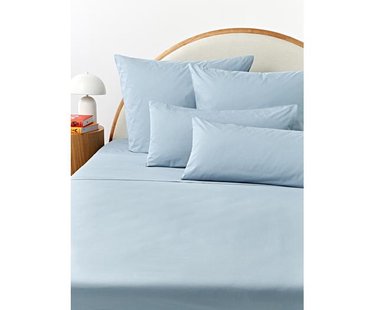 Katoenen perkal laken Elsie