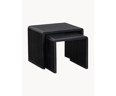 Bijzettafel Willa van teakhout, 2-delig