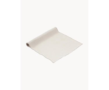 Linnen tafelloper Kennedy met bies