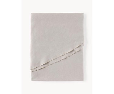 Ronde linnen tafelkleed Kennedy met bies