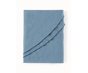 Ronde linnen tafelkleed Kennedy met bies