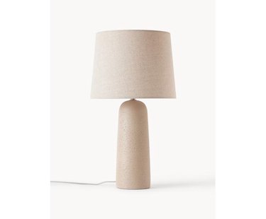 Grote tafellamp Kaya met een betonnen voet