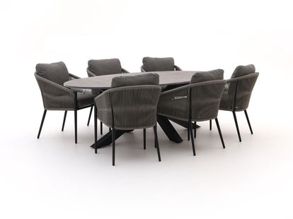 Bellagio Mineo/Induno Ellips 240cm dining tuinset 7-delig - Laagste prijsgarantie!