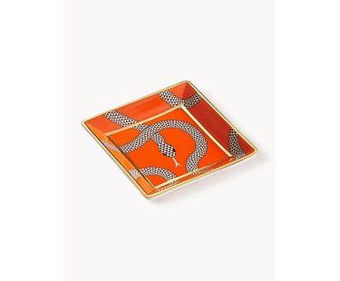 Porseleinen sierblad Eden met goud