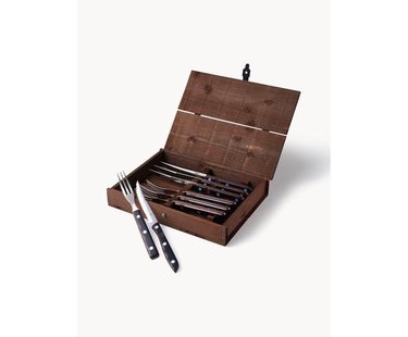 Steakbestekset Old Farmer met doos, in verschillende setgroottes