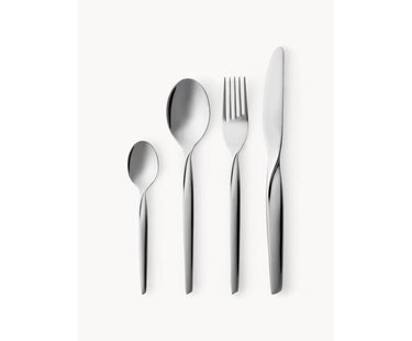 Hoogglans bestekset Twist, 4 personen (16-delig)