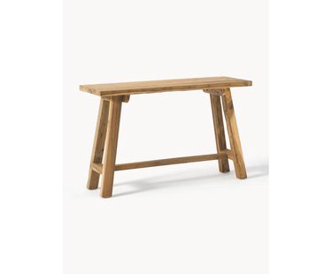 Wandtafel Lawas van teakhout