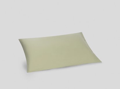 Yumeko Kussensloop jersey pistachio green 40x80 100% biologisch en fairtrade katoen, jersey katoen (gebreid)