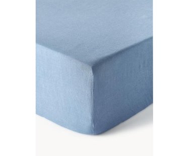 Hoeslaken Airy, gewassen linnen