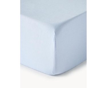 Boxspring hoeslaken Airy, gewassen linnen