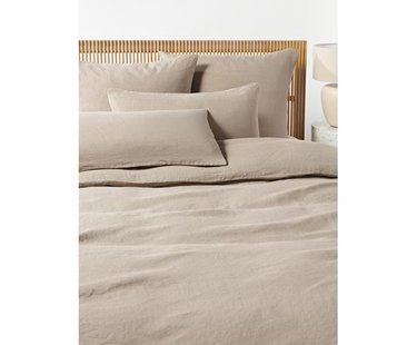 Gewassen linnen dekbedovertrek Airy