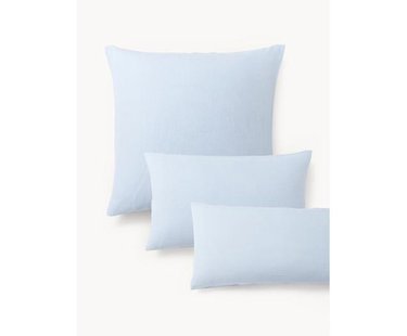 Gewassen linnen kussenhoes Airy