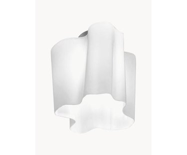 Kleine mondgeblazen plafondlamp Logico