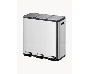 Afvalemmer EcoCasa met pedaalfunctie, 3x 15 L