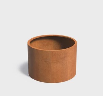 Cortenstaal plantenbak CIRCUM zonder bodem 120x80cm.