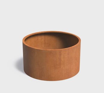 Cortenstaal plantenbak CIRCUM zonder bodem 150x80cm.