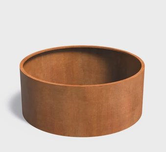 Cortenstaal plantenbak CIRCUM zonder bodem 200x80cm.