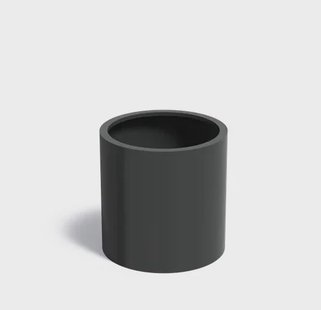 Aluminium plantenbak CIRCUM zonder bodem 80x80cm.