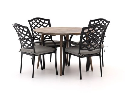 Hartman Berkeley/ROUGH-K ø 115cm dining tuinset 5-delig - Laagste prijsgarantie! Hartman Berkeley/ROUGH-K ø 115cm dining tuinset 5-delig - Laagste prijsgarantie!