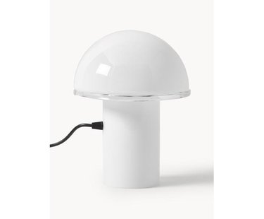 Kleine tafellamp Onfale, mondgeblazen