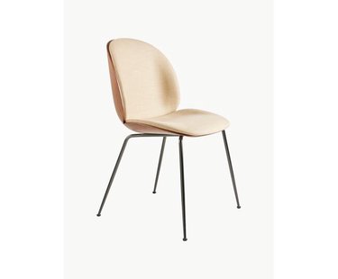 Gestoffeerde stoel Beetle met zitvlak