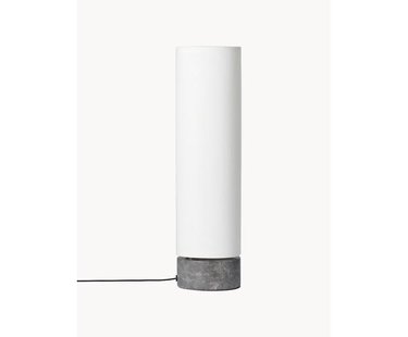 Dimbare LED vloerlamp Unbound met marmeren voet, in verschillende formaten