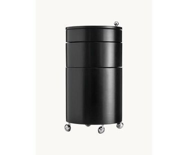 Ronde rolcontainer Barboy, design Verner Panton