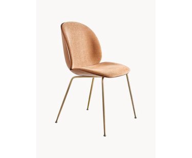 Gestoffeerde stoel Beetle met zitvlak