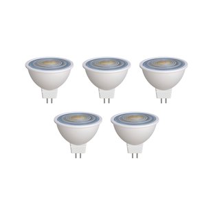 Prios LED reflectorlamp GU5.3 7.5W 621lm 36° wit 830 set van 5