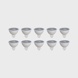 Prios LED reflectorlamp GU5.3 7.5W 621lm 36° wit 830 set van 10