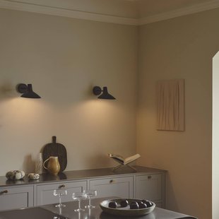 DFTP by Nordlux Darci korte wandlamp, projectie 33,5 cm, zwart