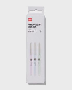 HEMA Balpennen grijs uitgumbaar - 3 stuks
