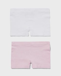 HEMA Kinderboxers naadloos rib - 2 stuks lichtpaars (lichtpaars)