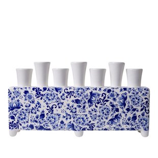 Tulpenvaas Delfts blauw rechthoek Tulpenvaas Delfts blauw rechthoek
