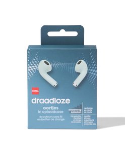 HEMA Draadloze oortjes in oplaadcase mint
