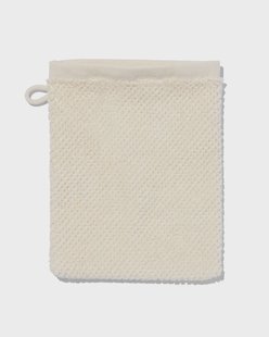 HEMA Tweedekans washand recycled katoen 16x21 ecru (ecru)