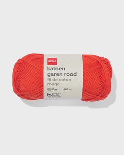 HEMA Katoen garen 50g 105m rood