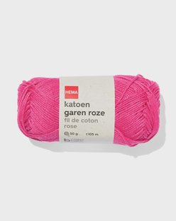 HEMA Katoen garen roze 50gram 105meter