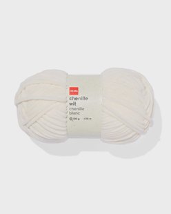 HEMA Chenille wit 100gram 110meter