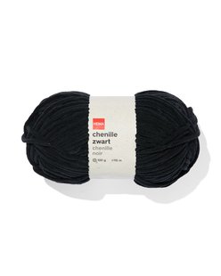 HEMA Chenille zwart 100gram 110meter