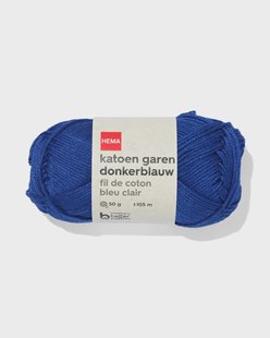 HEMA Katoen garen 50g 105m donkerblauw