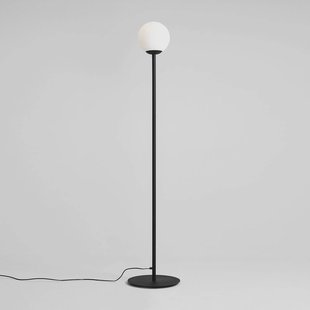 ALDEX Vloerlamp Joel, zwart/wit, 1-lamp
