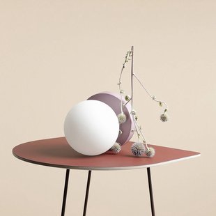 ALDEX Tafellamp Joel, hoogte 17 cm, lila/wit