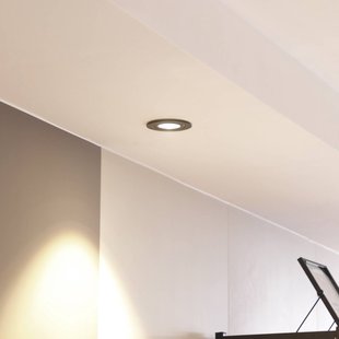 Arcchio LED downlight Jyra, zwart, 2.700K