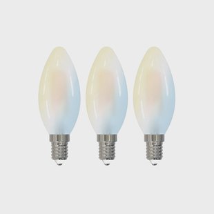 LUUMR Smart LED druppellamp set van 3 E14 4.2W CCT helder Tuya