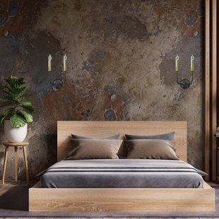 Luminex Wandlamp Hedwig, 2-lamps in kandelaarontwerp